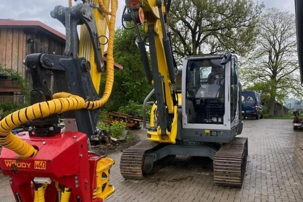 Wacker Neuson ET90 mit Woody 40-1